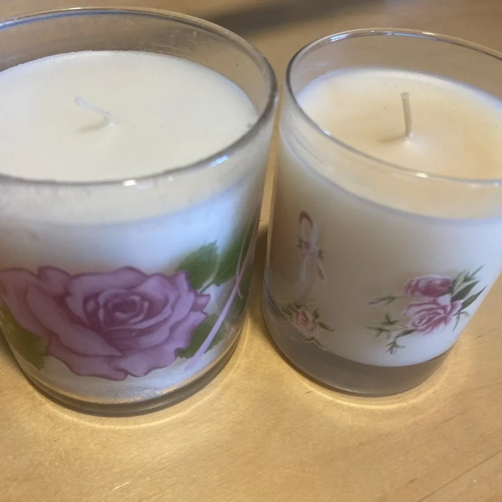 Avon 2-Breast Cancer 1999 &‎ 2003 Candles NIB-scented-Relaxing